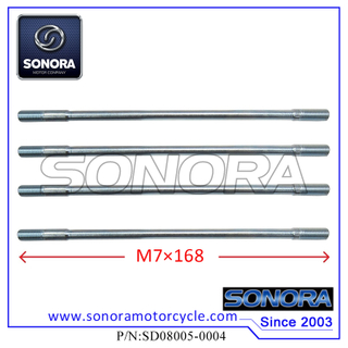 139QMA GY6-50 Espárragos largos de culata (M7 × 168) (P / N: SD08005-0004) Calidad superior
