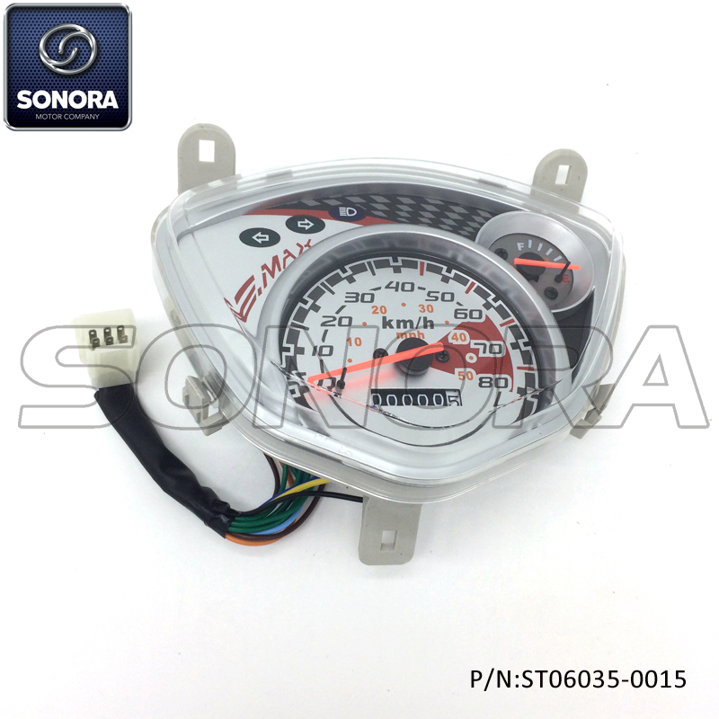 LONGJIA LJ50QT-3L Velocímetro Odómetro (P / N: ST06035-0015) Calidad superior