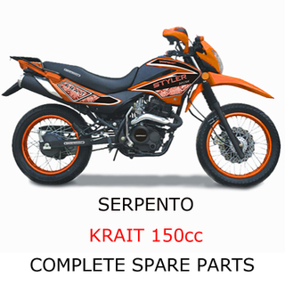 Serpento Dirt Bike KRAIT150cc Pieza Piezas completas