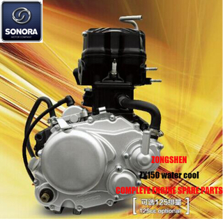 Zongshen ZY150 Motor completo de refrigeración por agua Piezas de repuesto Piezas originales