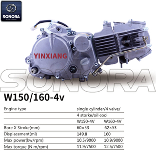 Yinxiang Engine W160-4v KIT DE CARROCERÍA PIEZAS DE MOTOR PIEZAS DE REPUESTO COMPLETAS PIEZAS DE REPUESTO ORIGINALES