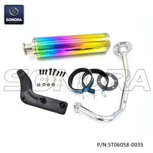 LEXTEK IRIDIUM Sports Shape para 50cc 4-Stroke Scooters 139QMB (P / N: ST06058-0035) Calidad superior